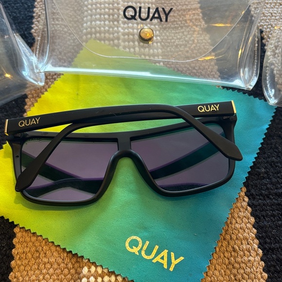 Quay Australia Sunglasses Trio - Purple, Black, Burgundy Lenses - Picture 2 of 5